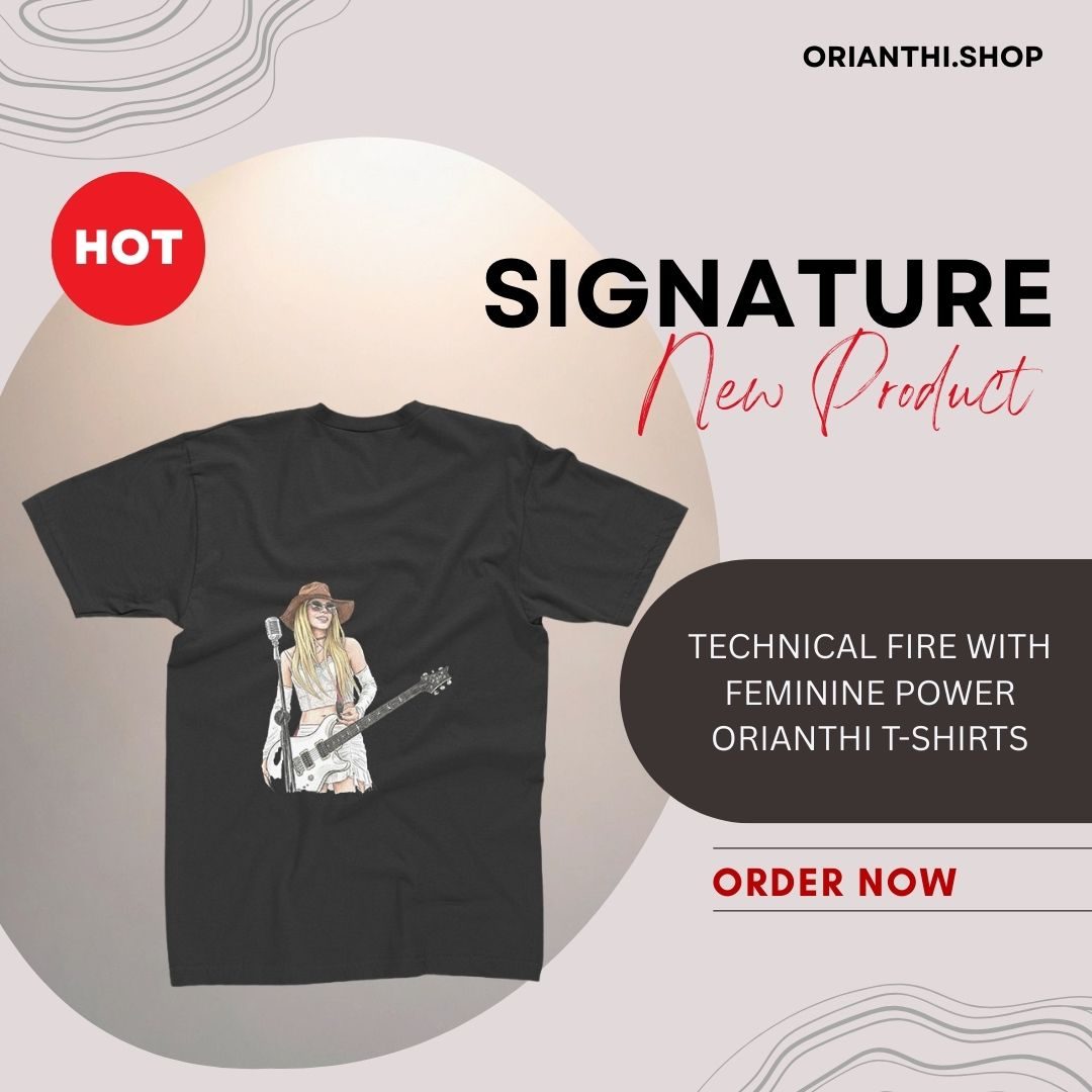 Technical Fire with Feminine Power TTPM0602 Orianthi T-Shirts